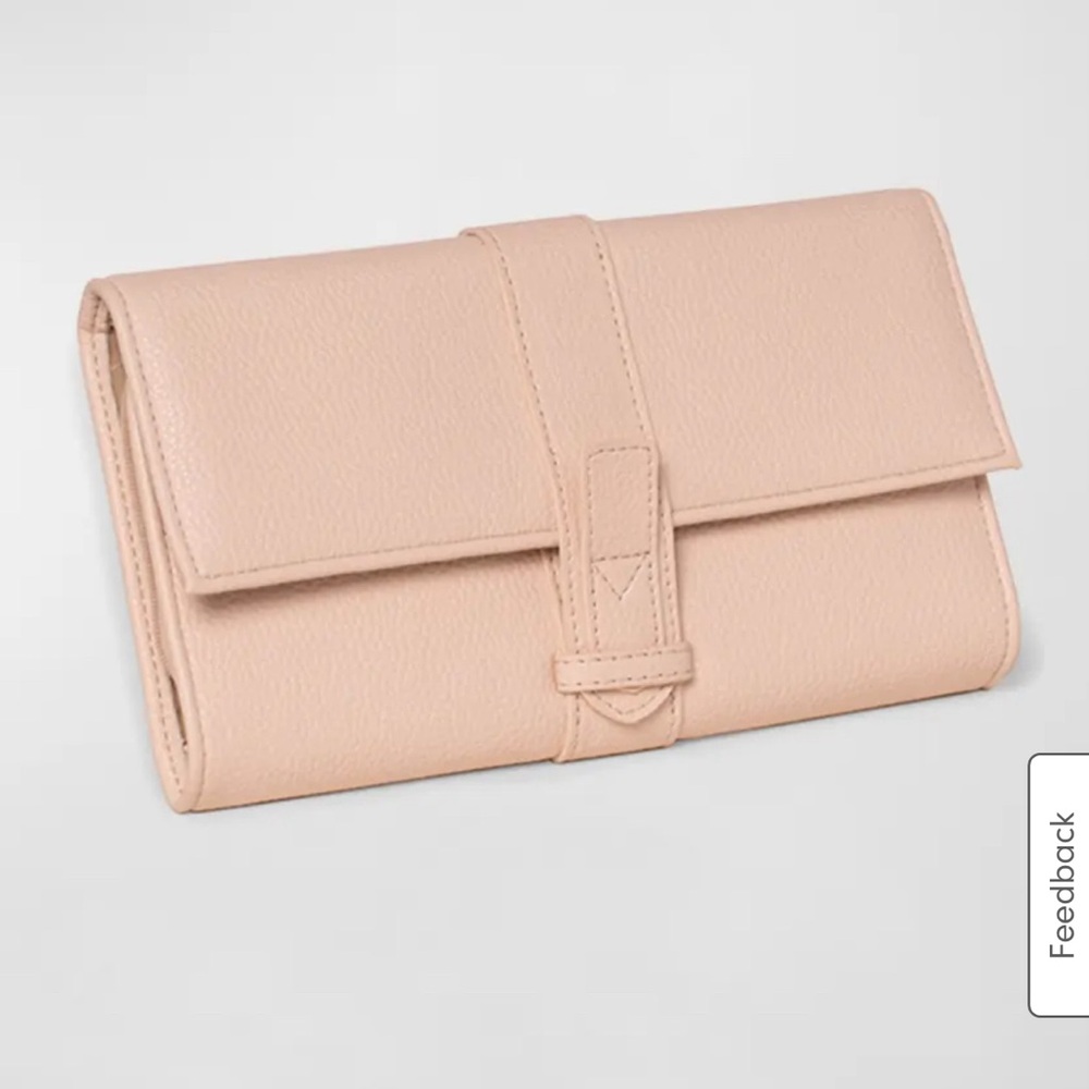 Travel jewelry clutch